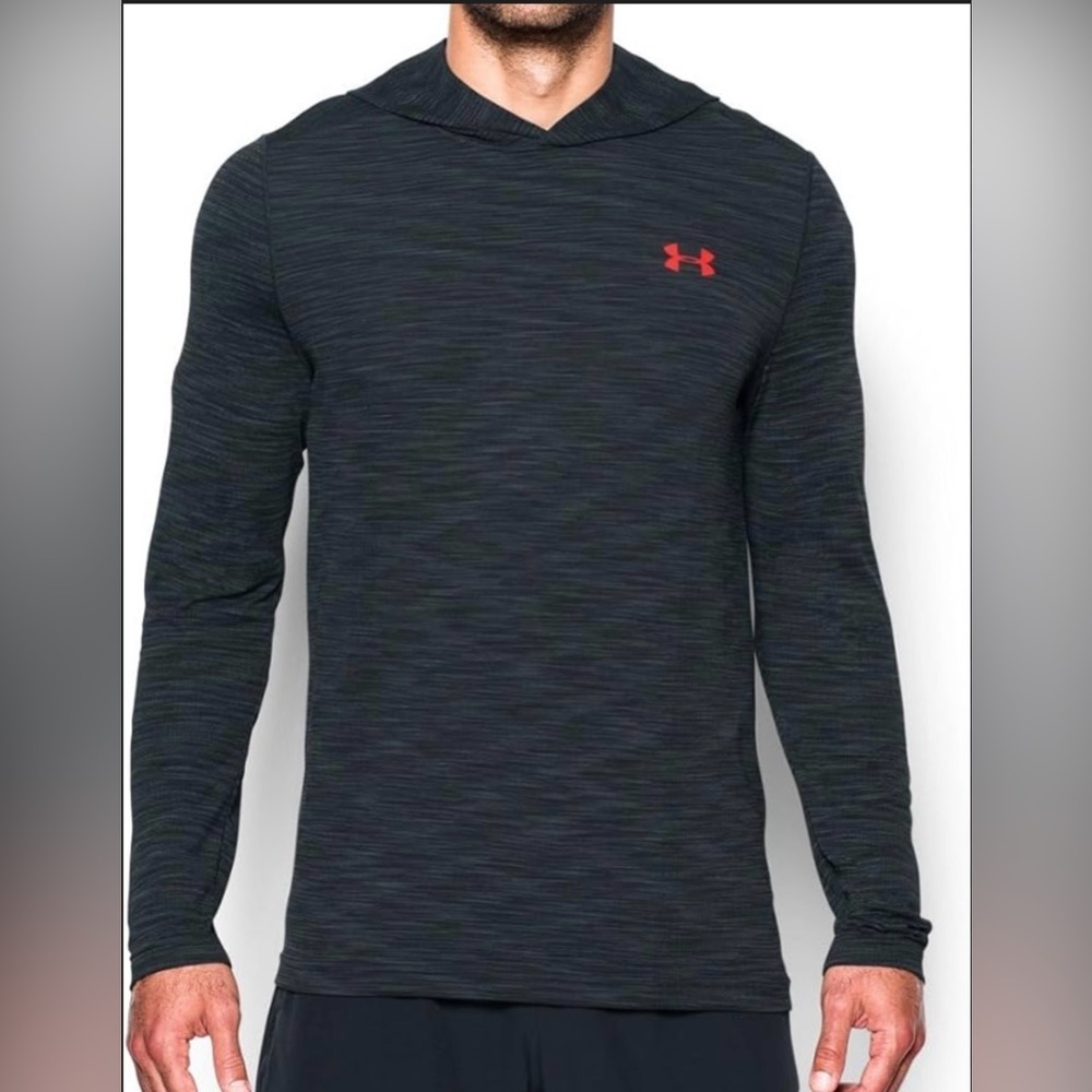❤️HOST PICK❤️Under Armour Men's Black and Red Hoodie